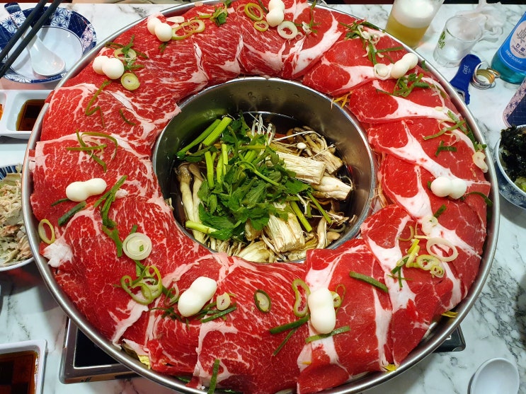  대전 은행동 찐맛집 화샨샤브 샤브샤브 세트 푸짐해