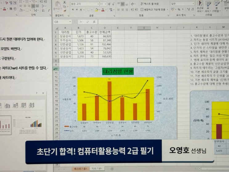 컴활2급 실기 독학으로 한 번에 합격할 수 있는 방법 컴활2급 실기 독학으로 한 번에 합격할 수 있는 방법