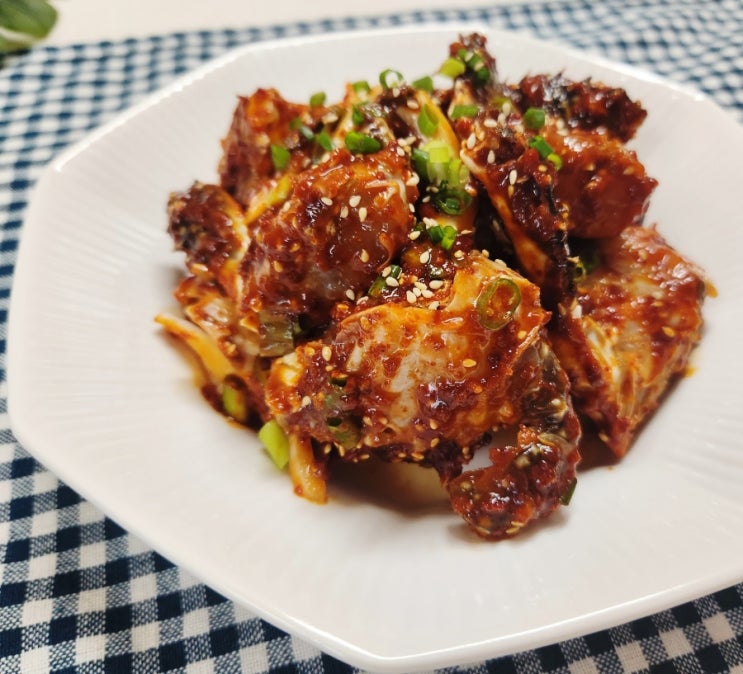  냉동절단꽃게 양념게장 만드는법 간단요리 꽃게장 레시피& 소스 만들기