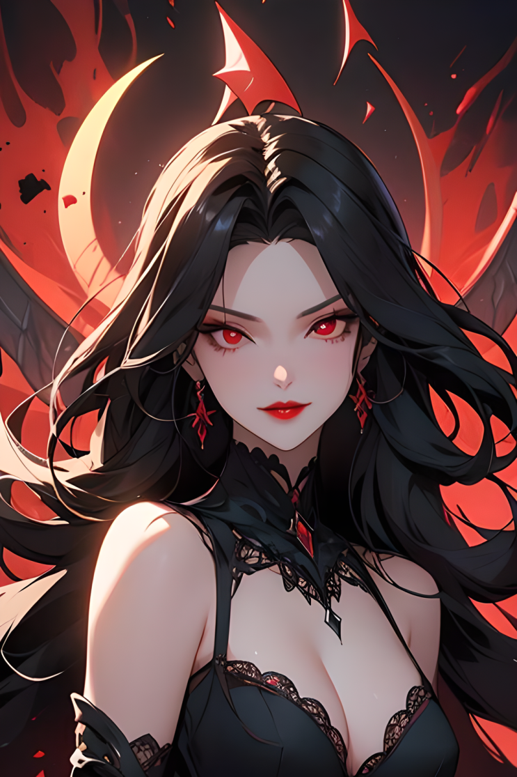  자캐 프로필: 밤의 여왕 루시페라