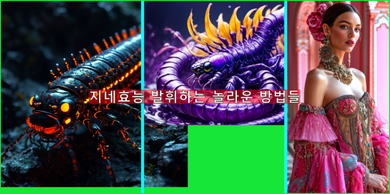 지네효능 발휘하는 놀라운 방법들