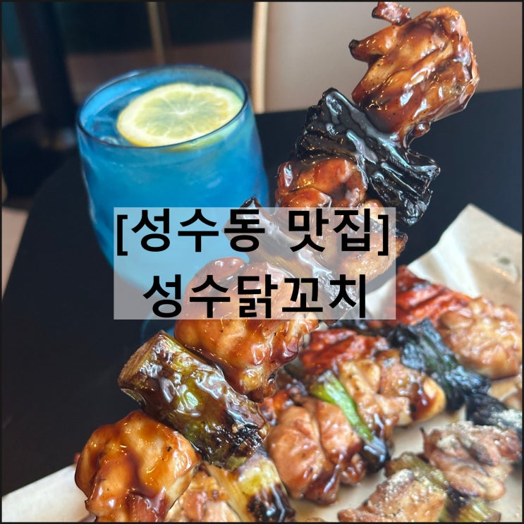  성수닭꼬치 | 가성비 좋은 성수꼬치 성수술집 성수맛집