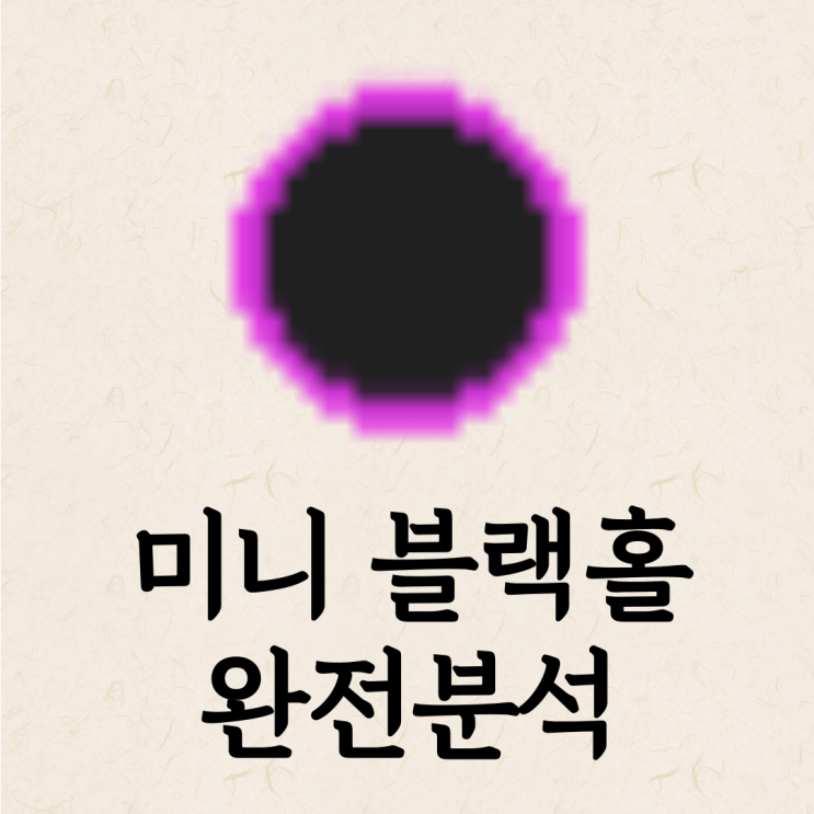  포켓로그/포케로그 미니블랙홀 공략 해금 조건, 확률