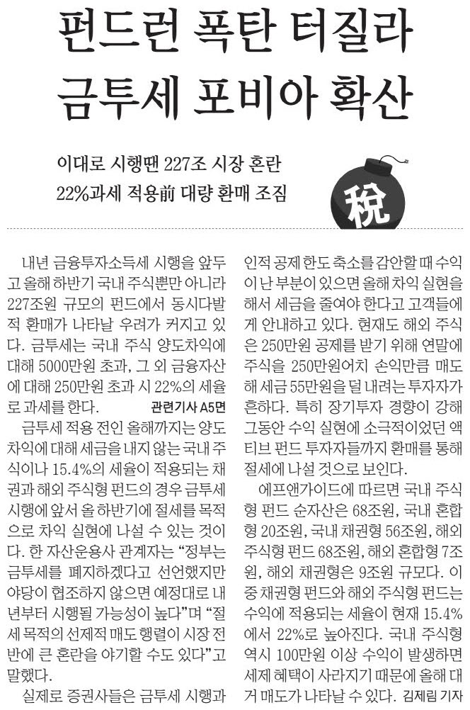  간추린 경제신문 (6월21일)