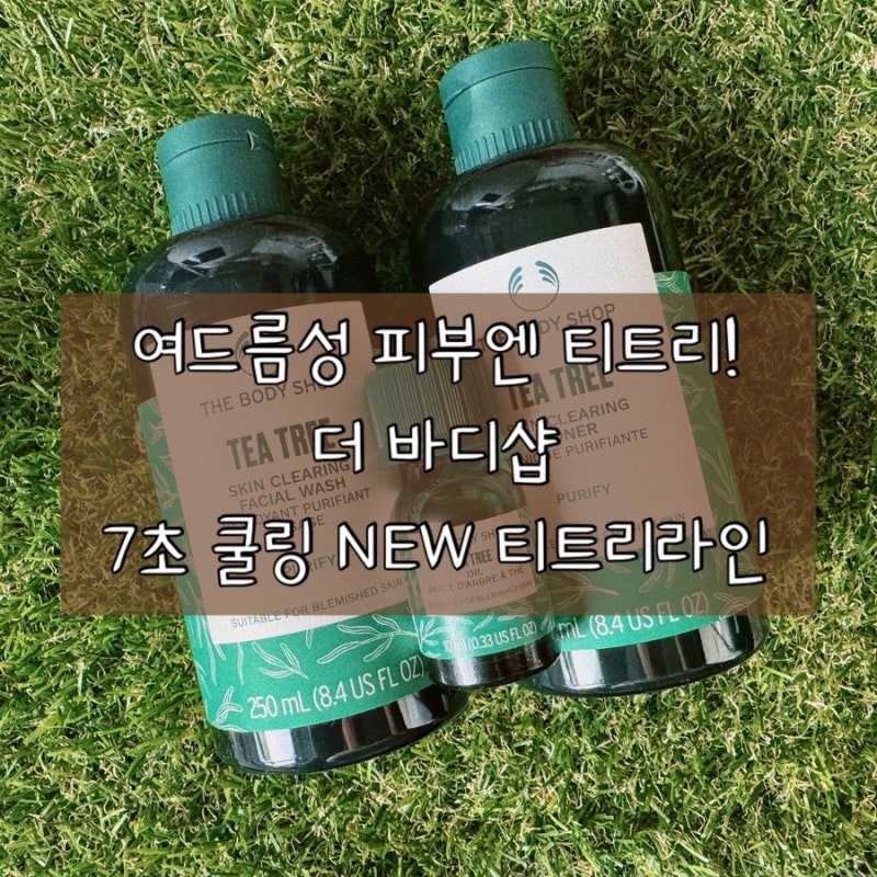 더바디샵 7초 쿨링 NEW 티트리 라인 스킨케어