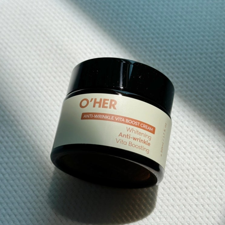 [기초 리뷰] 주름개선 비타민 함유 피부 톤 개선 미백 크림, 오에르 안티링클 비타 부스트 크림 3주 사용 후기