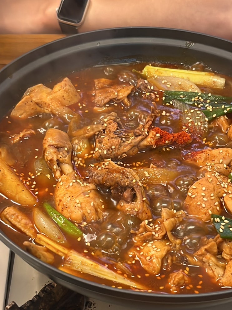  서울 가산디지털단지맛집 맛있게 매운 가리봉닭볶음탕 반마리찜닭애 가산테라타워본점