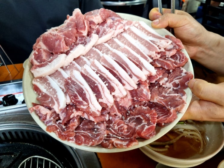  돼지 특수부위 모둠 산곡역 맛집 내돈내산 김해뒷고기