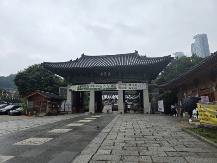  친구 결혼식 참석 후 봉은사 산책!