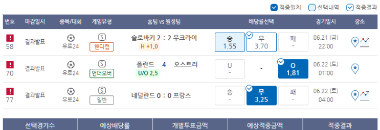 프로토 6/21일 유로2024 경기는 다시 한폴낙 프로토 6/21일 유로2024 경기는 다시 한폴낙