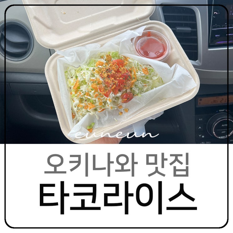  오키나와 우미카지테라스 맛집 키지무나 타코라이스 솔직후기