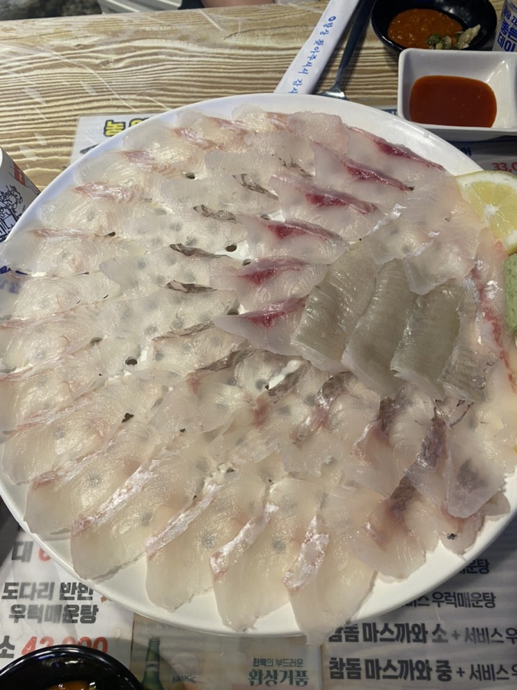  부산 서면 가성비 회집 자갈치1호