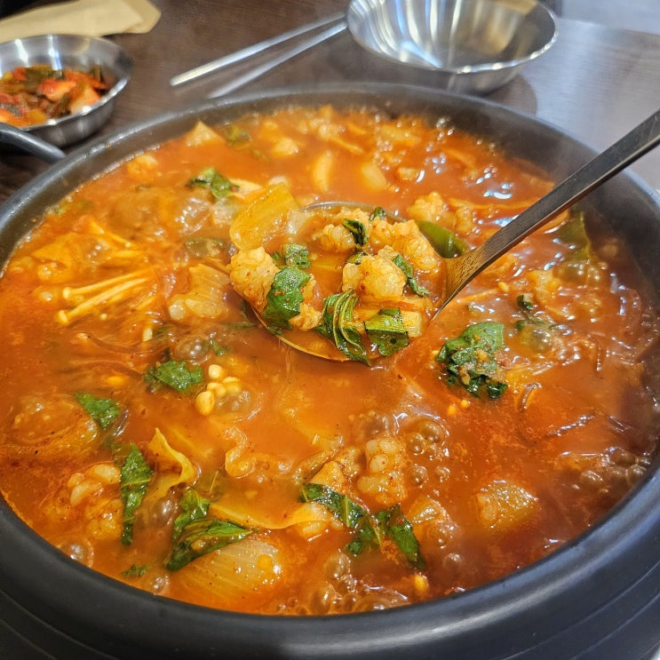  천일양곱창, 동래 온천장 곱창. 술 땡기는 얼큰한 찐 곱창&전골 맛집