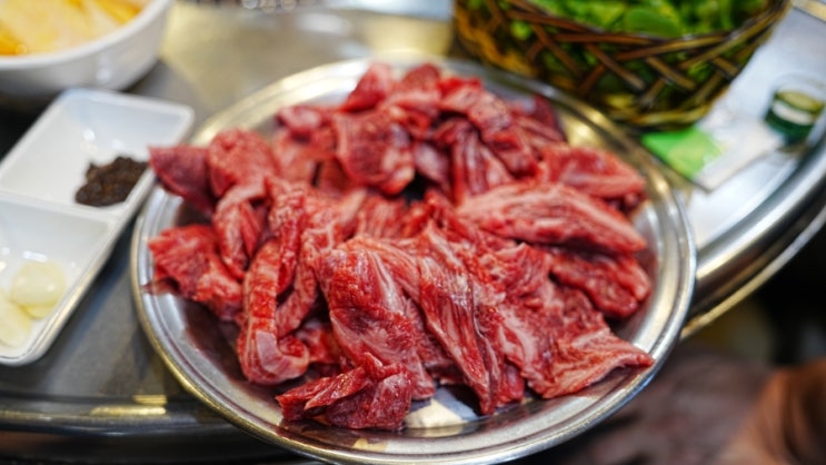  블랙밸리cc 맛집 라운딩후에는 한우실비식당 연탄불 직화 한우 갈비살 감동의 맛!