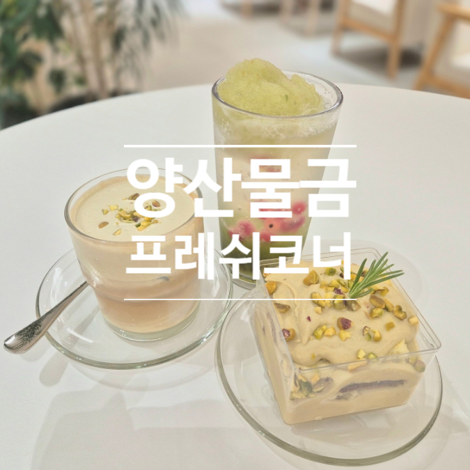  양산 물금카페 프레쉬코너, 황산공원 카페