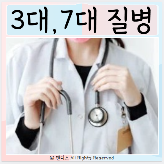  3대질환 암,심장,뇌혈관질환 7대질병이란?