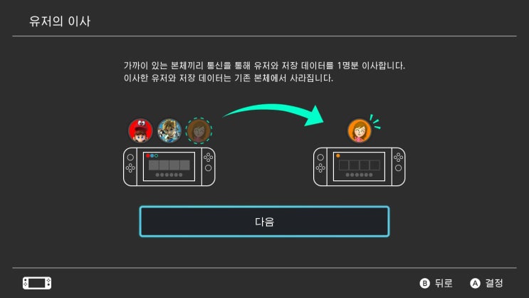  닌텐도 스위치 유저의 이동: 새로운 기기로 계정 이동하기