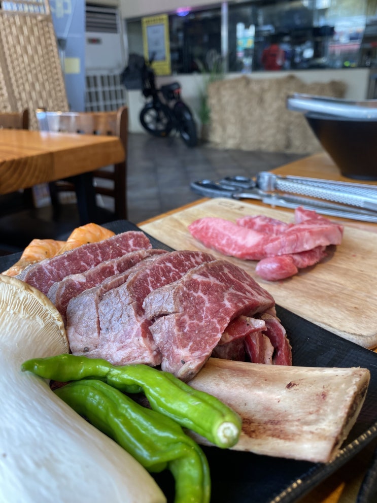  우대갈비 꽃살맛집 김수환식당 올림픽공원맛집 소고기맛집 짚불구이로 훈연 제대로