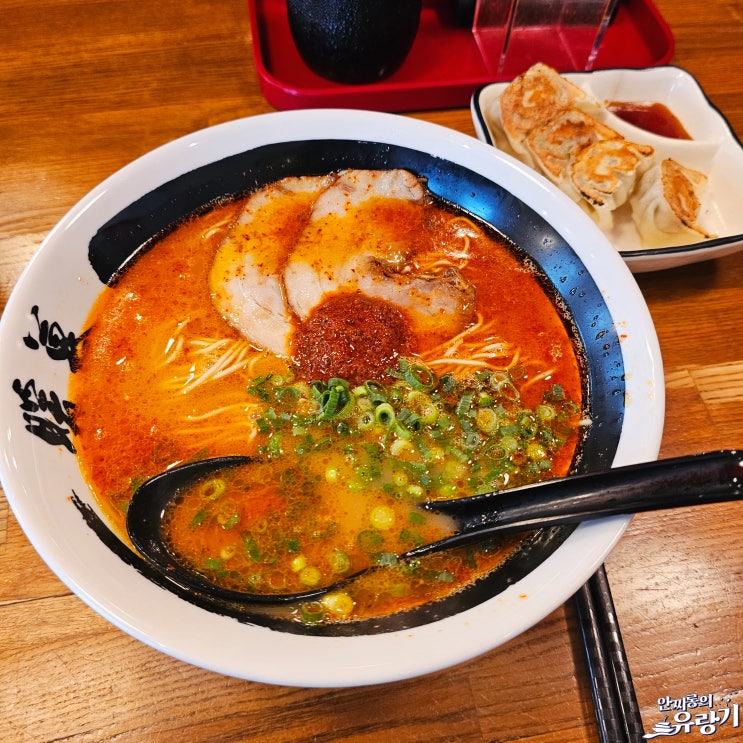  오키나와 단보라멘 한국 사람 입맛에 잘 맞는 매운 오키나와 라멘