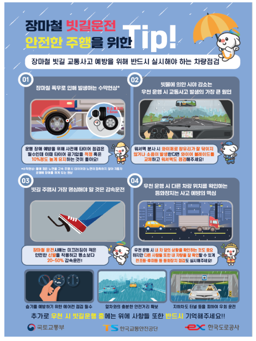 장마철 대비 빗길 화물차 안전운전, 탄소감축 위한 화물차 경제운전 캠페인 장마철 대비 빗길 화물차 안전운전, 탄소감축 위한 화물차 경제운전 캠페인