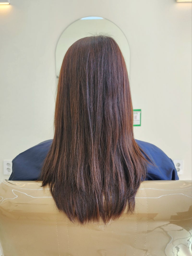 위례 미용실 살롱드비 레이어드 펌 S컬+클리닉 3단계 우아한 여신 머리 완성 : 네이버 블로그, image size:800x1067