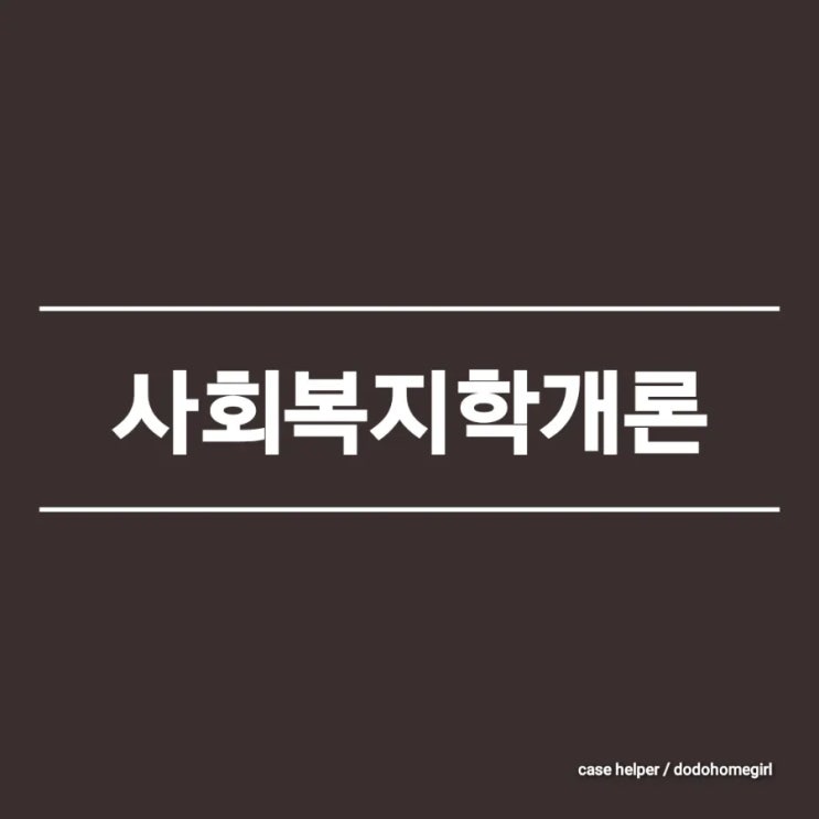 사회복지의 기본 원칙과 가치