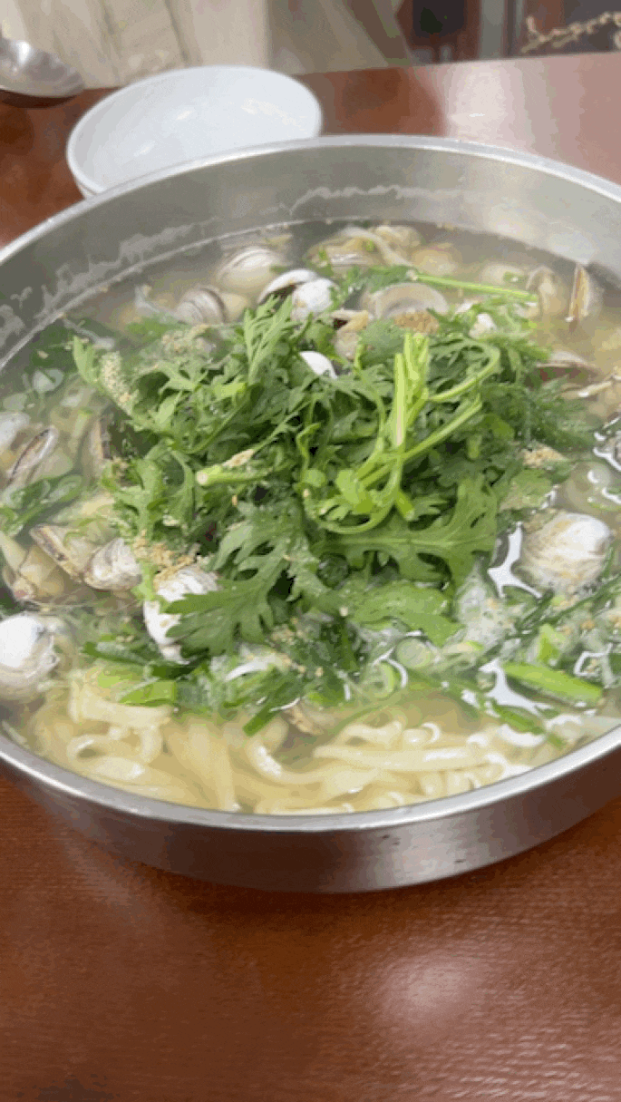  울산 북구 맛집 산더미 조개칼국수 스타국수