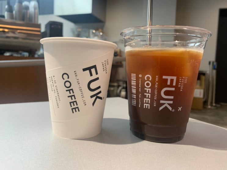  후쿠오카 fuk coffee, 카페라떼가 맛있는 훅커피