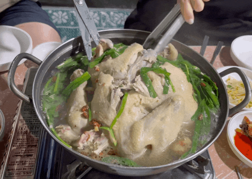  수유 419 맛집 계곡산장 토종엄나무백숙 감자전 후기
