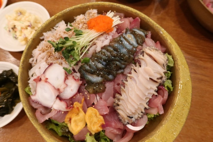  을왕리 물회 회덮밥 맛있는 청초수물회 애견동반 인천공항 뷰
