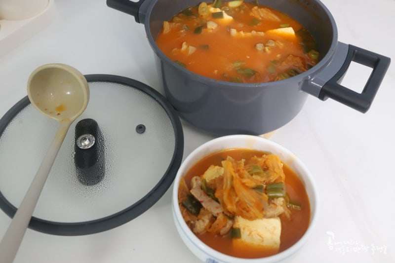 통주물 냄비 추천 PN풍년 마레 히트팟IH 20cm 양수냄비 인덕션전용냄비로 사용중 백종원 돼지....