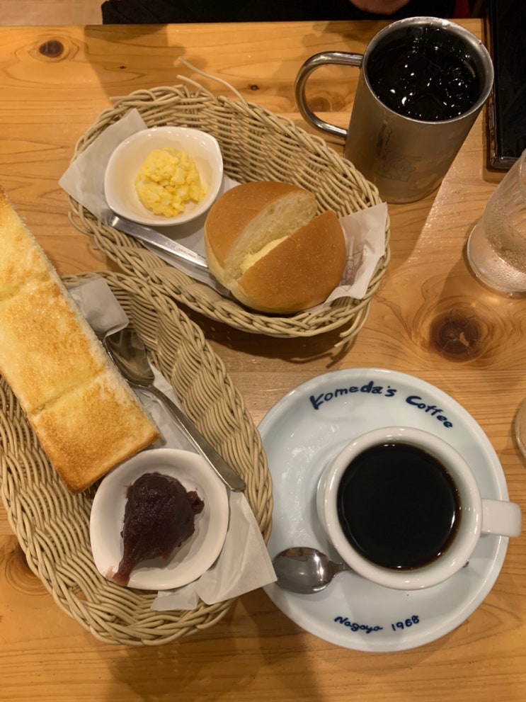  후쿠오카 코메다커피 모닝세트 주문방법, 메뉴 조합 추천