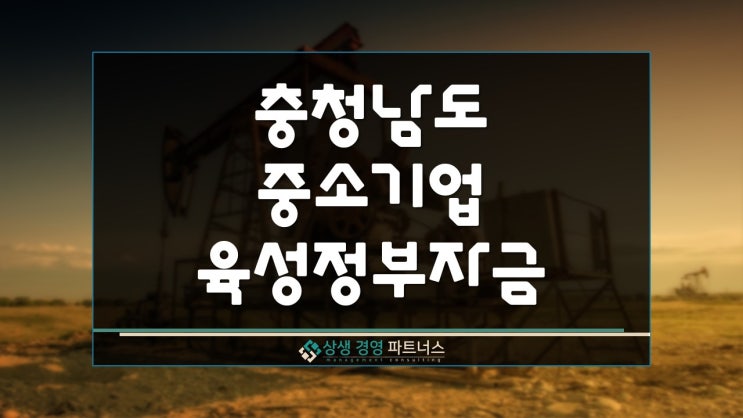  2024년 충남 중소기업 육성 정부 정책자금