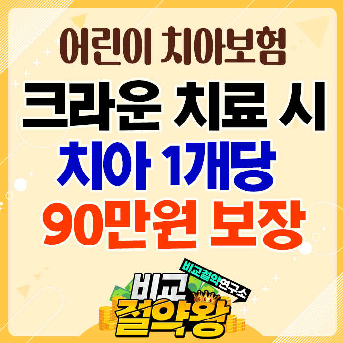 어린이 치아보험 충치치료 최대 보장플랜