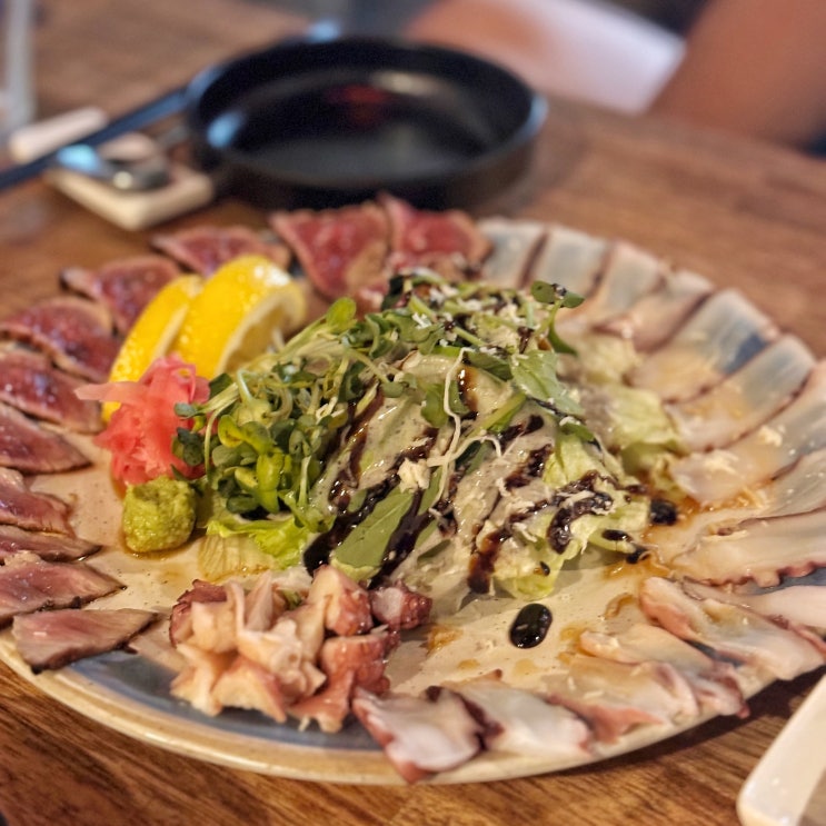  춘천 명동 술집, 소고기 타다끼&문어초회 요선동 맛집 퓨전요리주점 도도