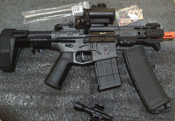  JingJi SLR CQB 4 수정탄 전동건