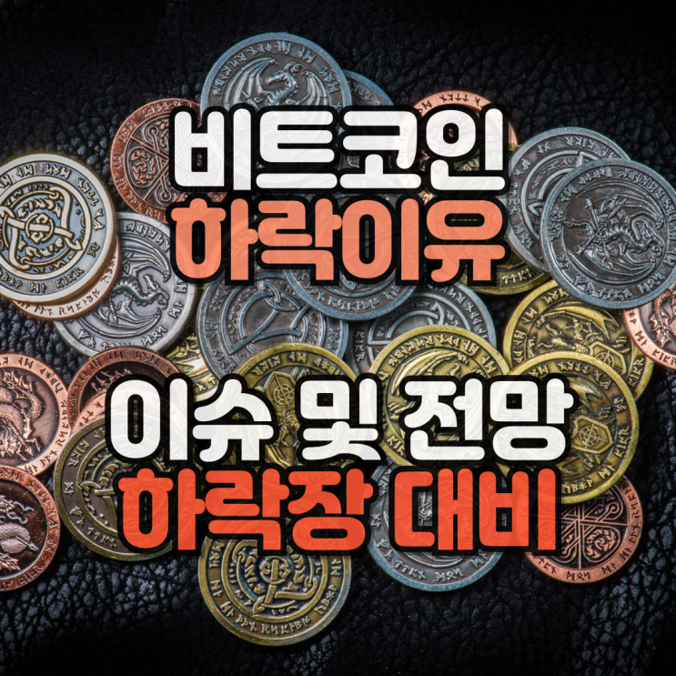  비트코인 하락이유 이슈정리 하락장 대비방법