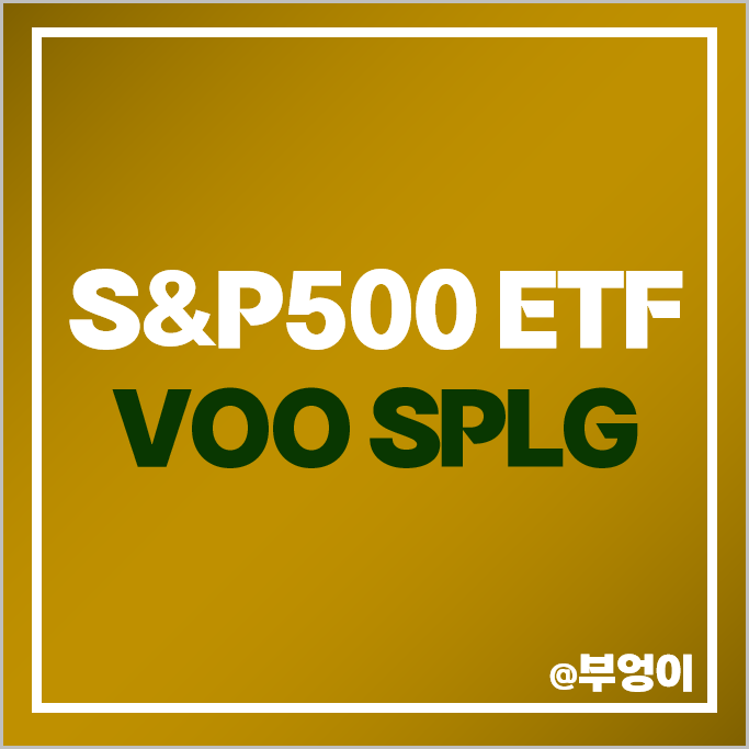 S&P500 ETF 투자 방법 VOO 주가 SPYG 미국 주식 소액 재테크 S&P500 ETF 투자 방법 VOO 주가 SPYG 미국 주식 소액 재테크