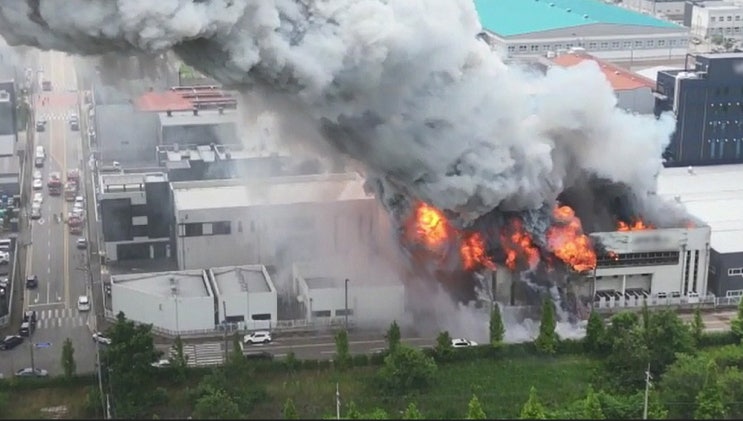 【속보】"<b>화성</b> 아리셀 공장 <b>화재 사망자</b> 22명…오후... 