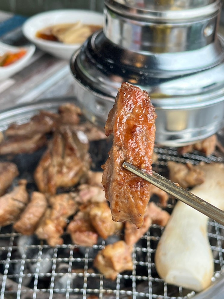  진하해수욕장 맛집 오션 뷰 울산 고깃집 추천 황금성숯불갈비