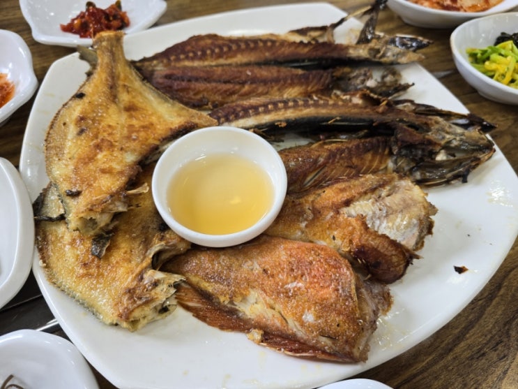  거제 아이랑 수월 점심 메뉴 추천 생선구이+찌개 세트 천하장사 생선구이