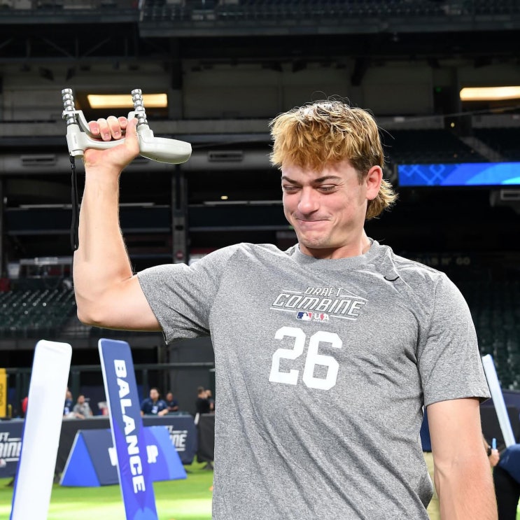 보여주는 시간" 늦었지만 정리해보는 2024 <b>MLB 드래프트</b> 컴바인