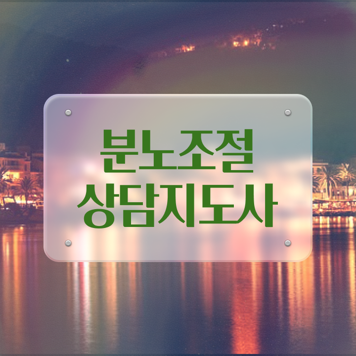  선택적 분노조절장애 , 분노조절상담지도사 공부한 방법 , 커리어 활용방안