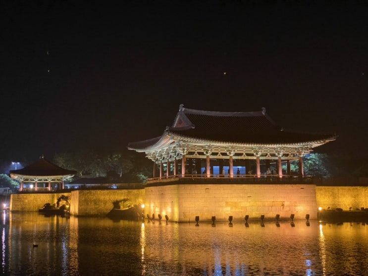  걸어서 여행하기 좋은 경주 야경이 예쁜 동궁과 월지