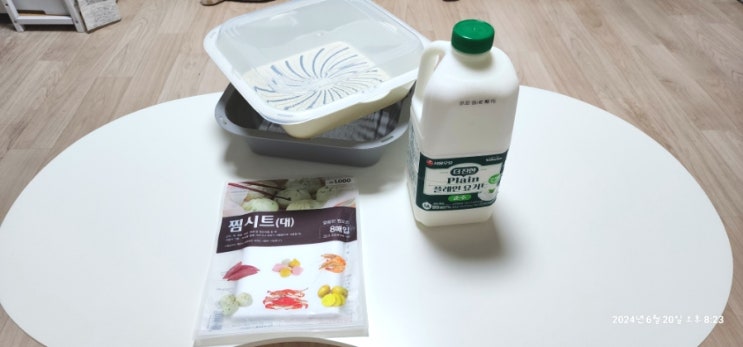  [더비일상]취미1. 꾸덕꾸덕 다이소 채반으로 그릭요거트 만들기