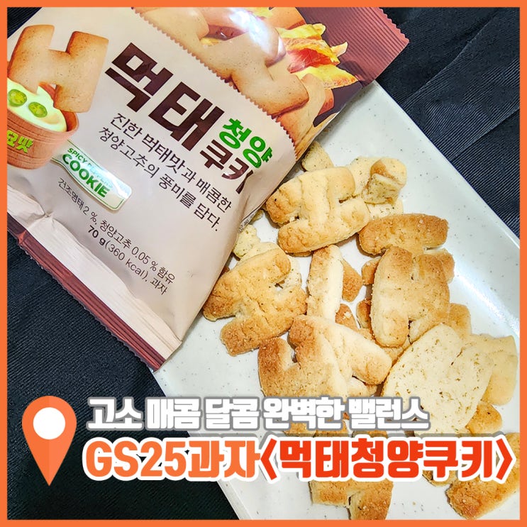  GS25 추천 과자 먹태 청양 쿠키