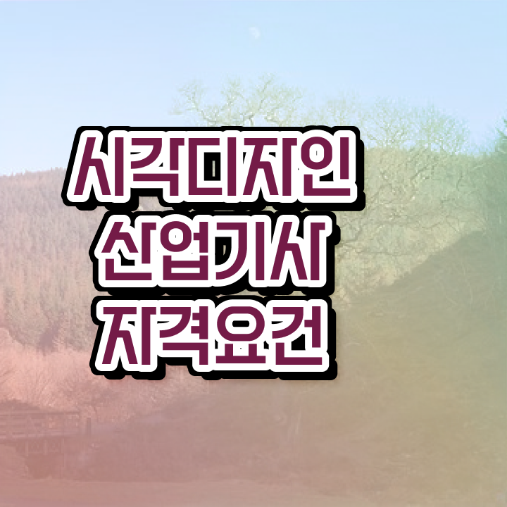  시각디자인산업기사 시험응시조건 집에서 온라인으로 간단하게 준비한 비법