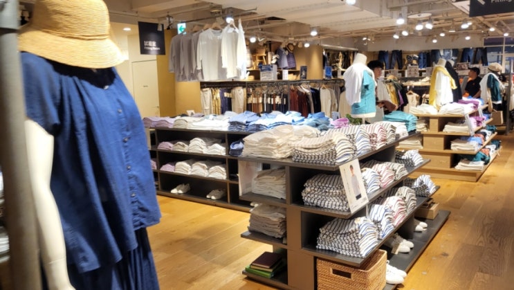  일본 후쿠오카 무인양품 무지 MUJI 구경하기 면세, 하카타 캐널시티