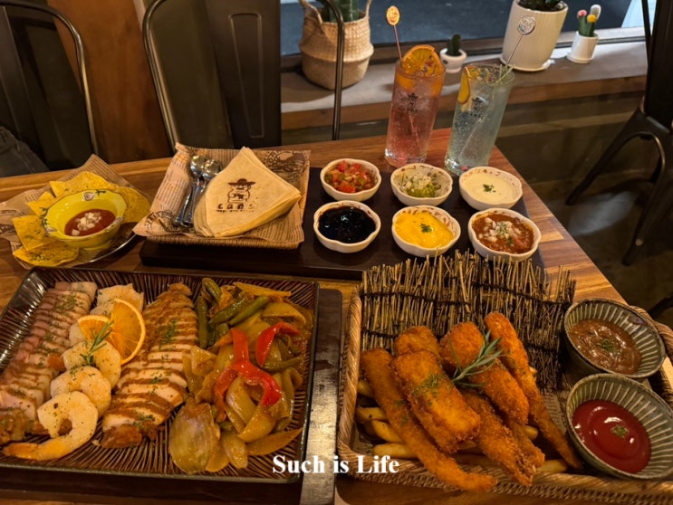  홍대 타코 맛집 상수 분위기 술집 칸스 본점