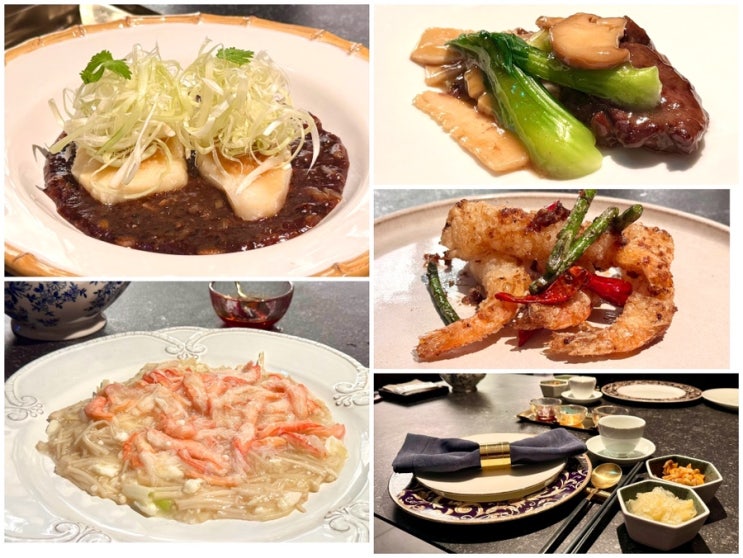  잠실소피텔 맛집 중식 코스요리 모던눌랑 올데이코스C